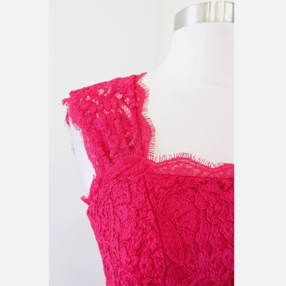 Adriana Pappell Fuschia Lace Mini dress - Picture 4 of 6